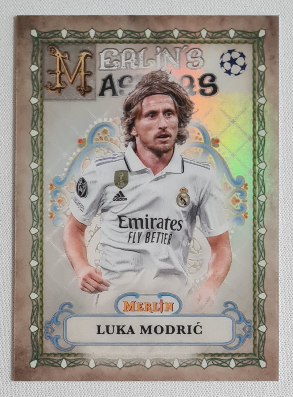 Luka Modrić - 2022/23 Topps Merlin UEFA Soccer Merlin's Masters #MM-13 Real Madrid C.F.