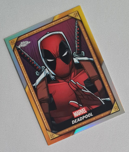 Deadpool - 2025 Topps Chrome Deadpool Comic Book Gold Card #CB-3