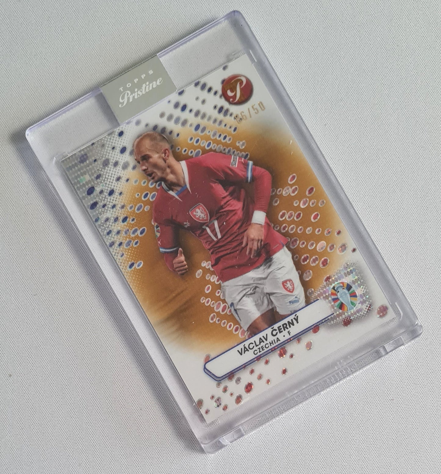 Vaclav Cerny - 2023 Topps Pristine Soccer Road to UEFA Euro 2024 #25 Czechia