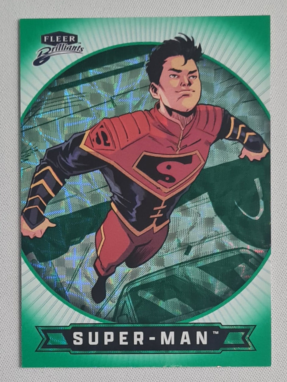 Superman - 2025 Fleer Brilliants Superman Green Kryptonite #23