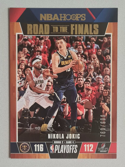 Nikola Jokic - 2019/20 Panini Hoops Road to the Finals /999 #55 Denver Nuggets
