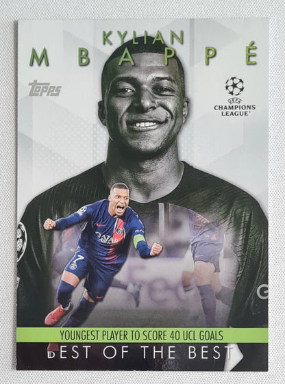 Kylian Mbappe - 2023/24 Topps UEFA Best of the Best #BM-8 PSG