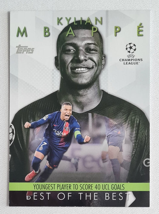 Kylian Mbappe - 2023/24 Topps UEFA Best of the Best #BM-8 PSG