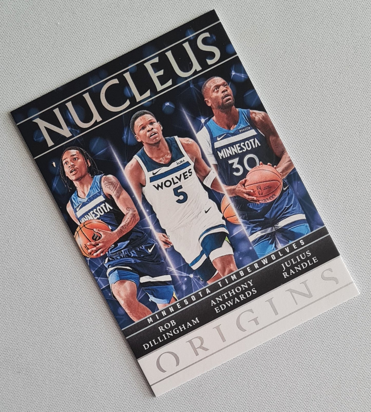 Dillingham & Edwards & Randle - 2024/25 Panini Origins Nucleus #21 Minnesota Timberwolves