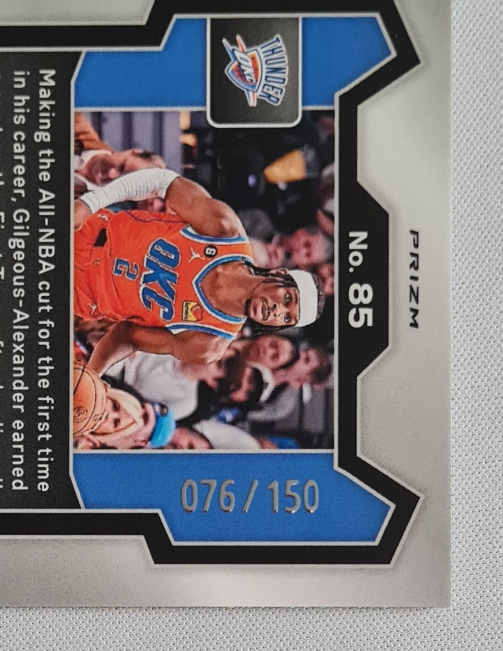 Shai Gilgeous Alexander - 2023/24 Panini Prizm Basketball Premium Factory Set /150 #85 Oklahoma City Thunder