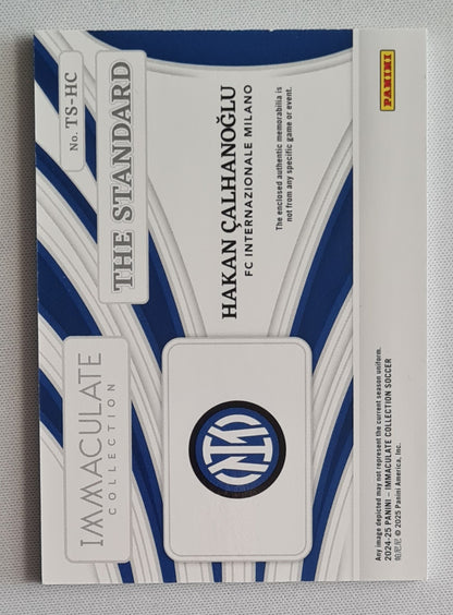 Hakan Calhanoglu - 2024/25 Panini Immaculate Soccer The Standard Patch /25 #TS-HC Inter Milan