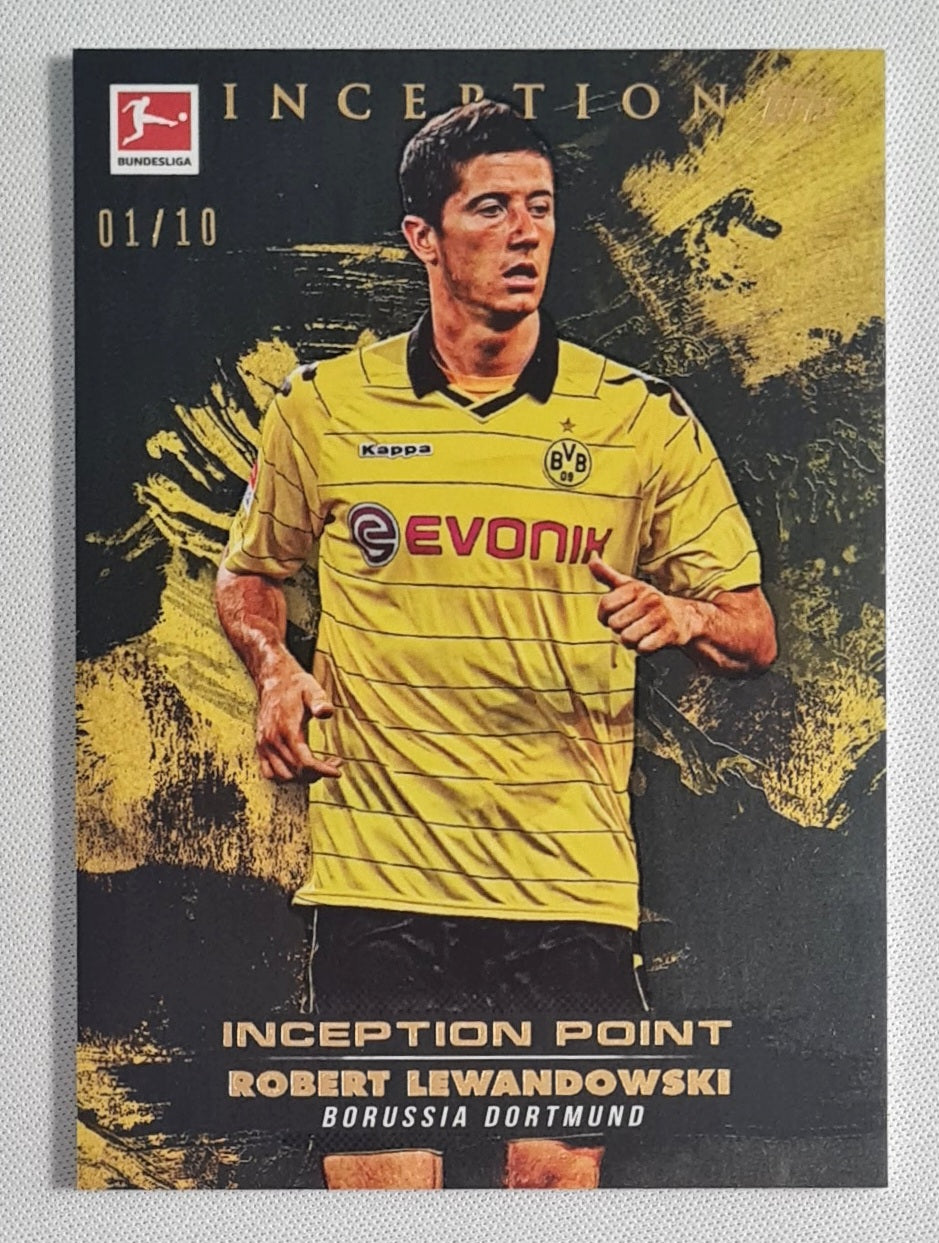 Robert Lewandowski - 2025 Topps Bundesliga Inception Point /10 Borussia Dortmund