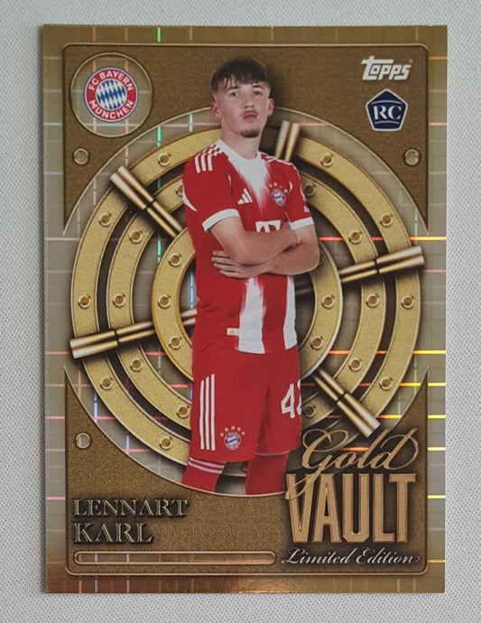 Lennart Karl - 2025 Topps Bayern Munich Collector Tin Gold Vault #GV-3
