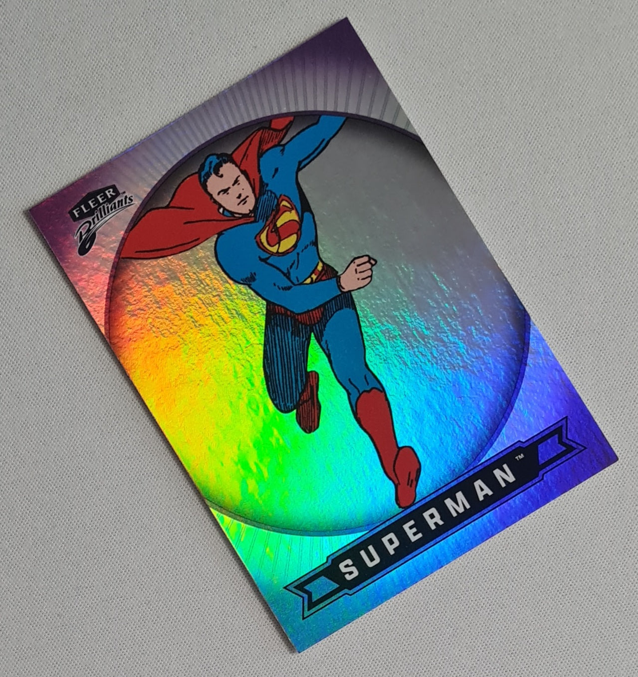 Superman Clark Kent - 2025 Upper Deck Fleer Brilliants Purple #1