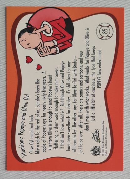 Popeye & Olive Oil - 1994 Card Creations #85