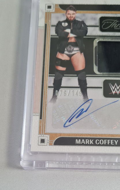 Mark Coffey - 2024 Panini Three Count WWE Auto Patch /149 #MA-MCF