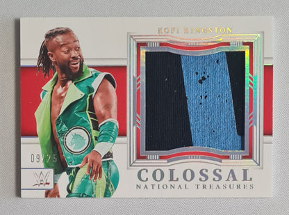 Kofi Kingston - 2024 Panini National Treasures Colossal Patch /25 #CL-KFK