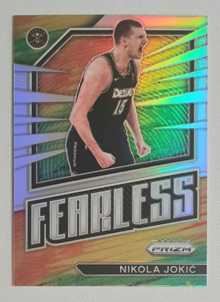 Nikola Jokic - 2022/23 Panini Prizm Fearless Prizm #20 Denver Nuggets