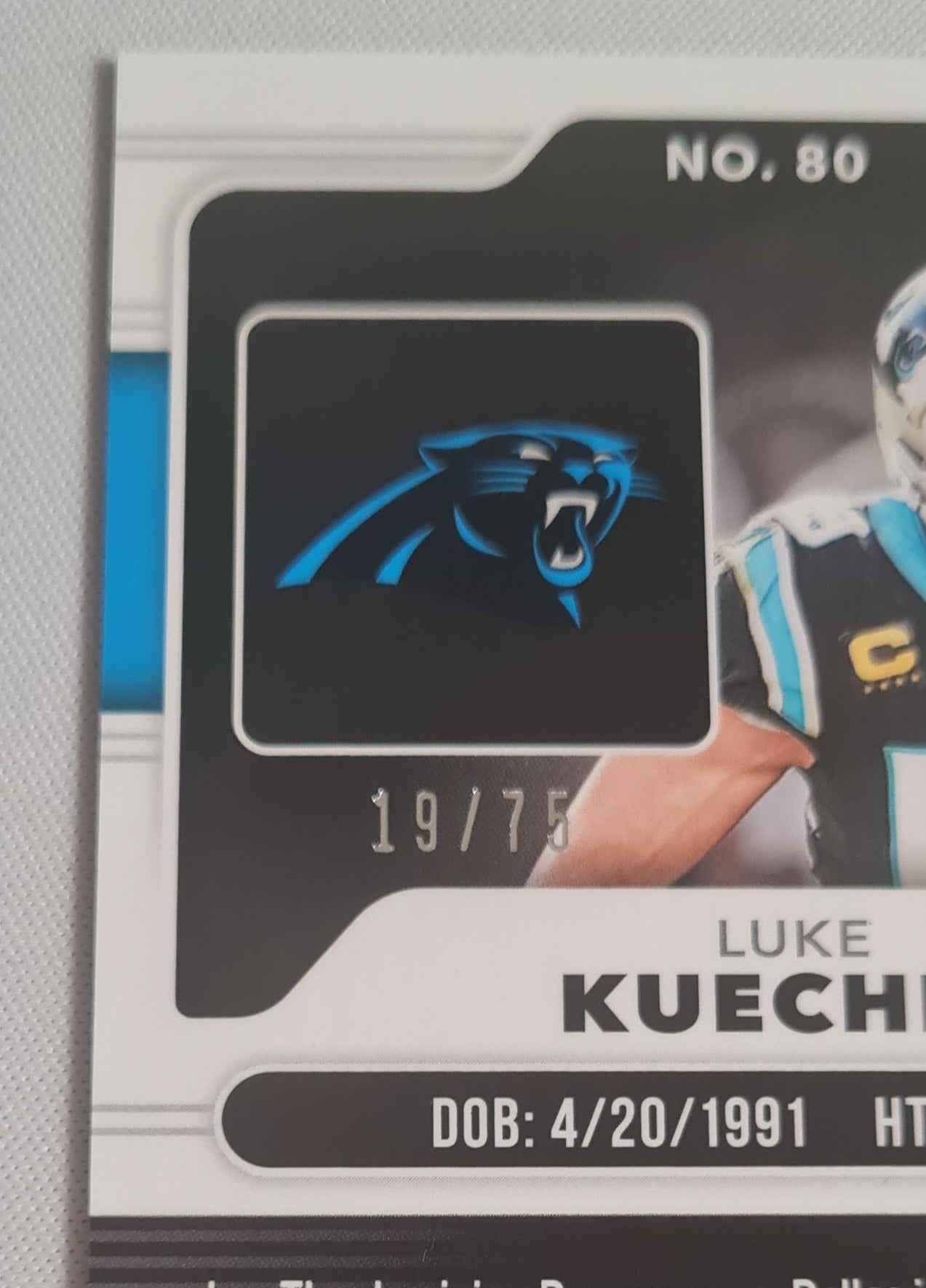 Luke Kuechly - 2020 Panini Obsidian Orange /75 #80 Carolina Panthers