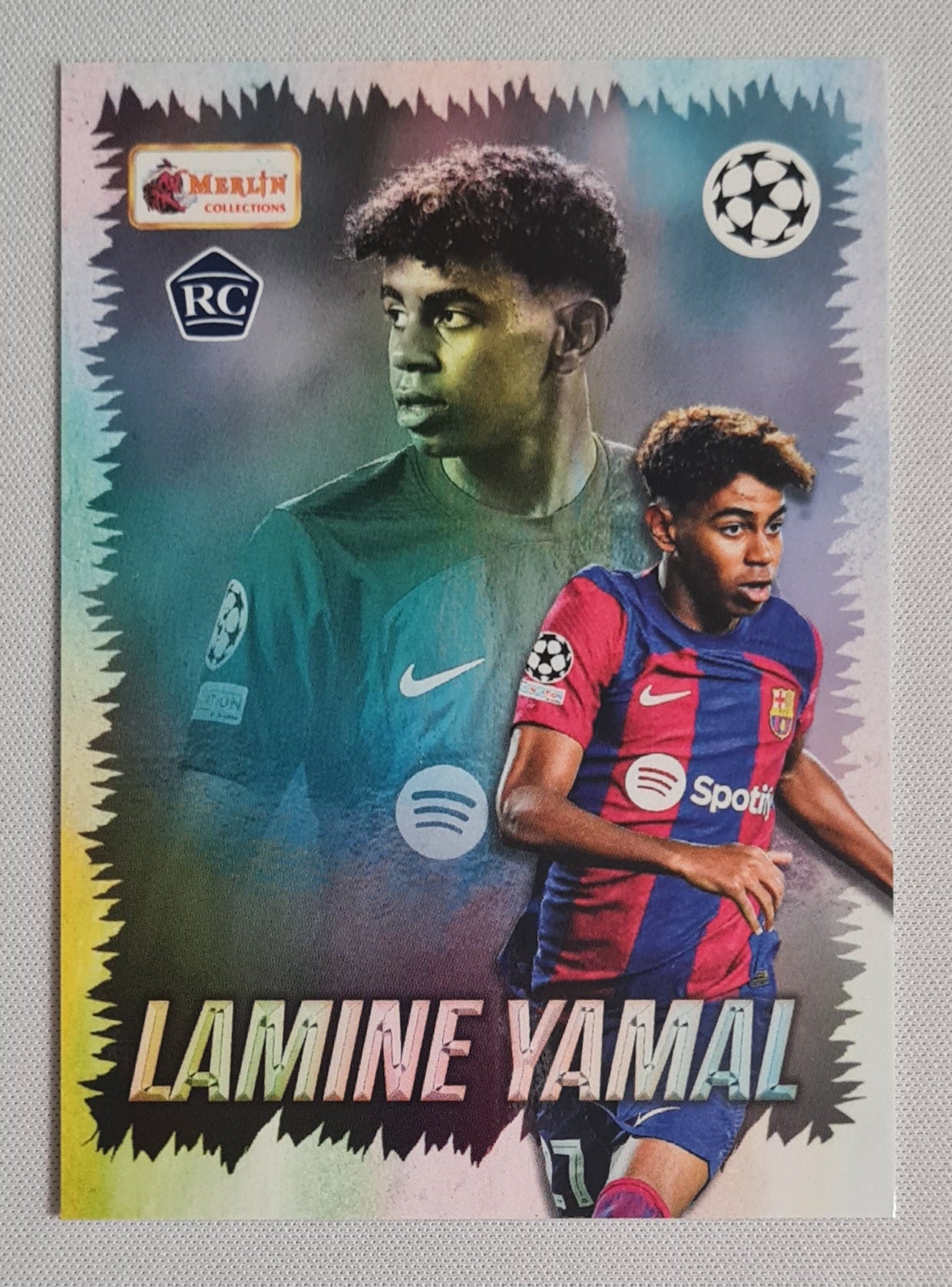 Lamine Yamal - 2023/24 Topps Merlin Heritage Young Guns #134 FC Barcelona