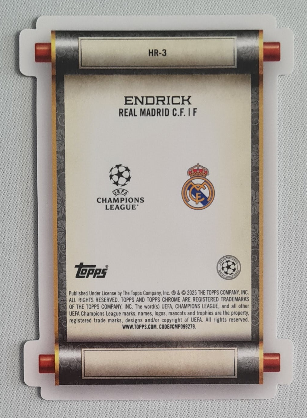 Endrick - 2024/25 Topps Chrome UCC Japan Edition Hero #HR-3 Real Madrid CF