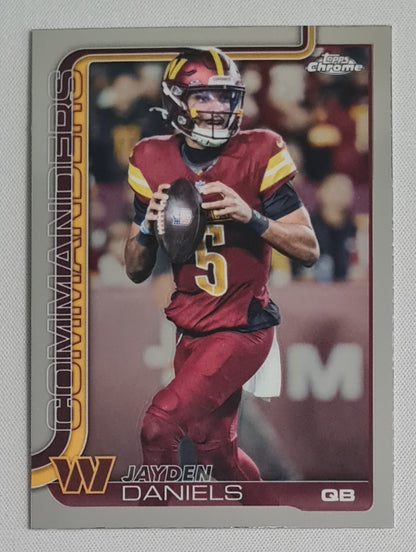 Jayden Daniels - 2025 Topps Chrome NFL #295 Washington Commanders