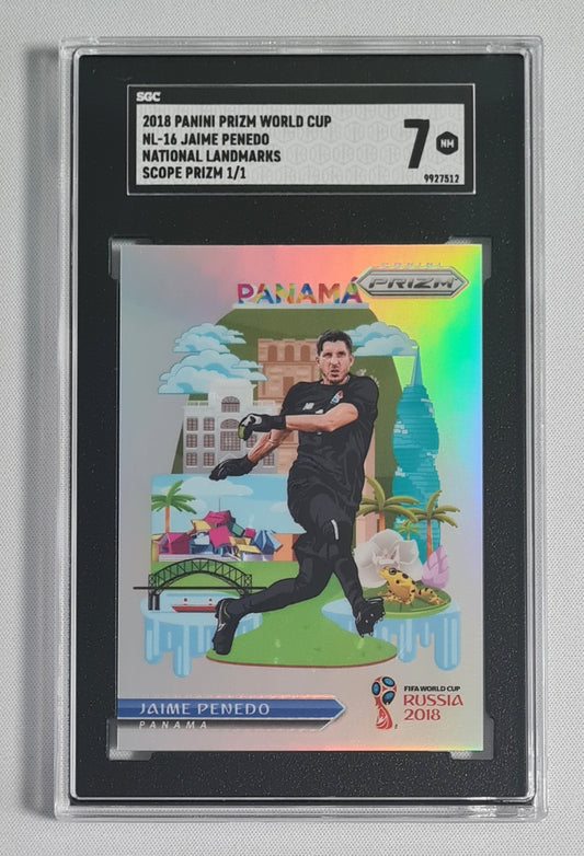 Jaime Penedo - 2018 Panini Prizm World Cup National Landmarks Scope Prizm 1 of 1! #NL-16 Panama