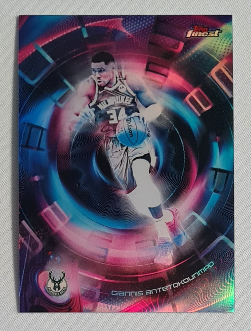 Giannis Antetokounmpo - 2025/26 Topps Finest Pulse SSP #P-3 Milwaukee Bucks