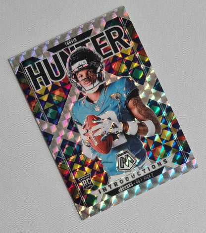 Travis Hunter - 2025 Panini Mosaic Football Introductions Prizm #7 Jacksonville Jaguars