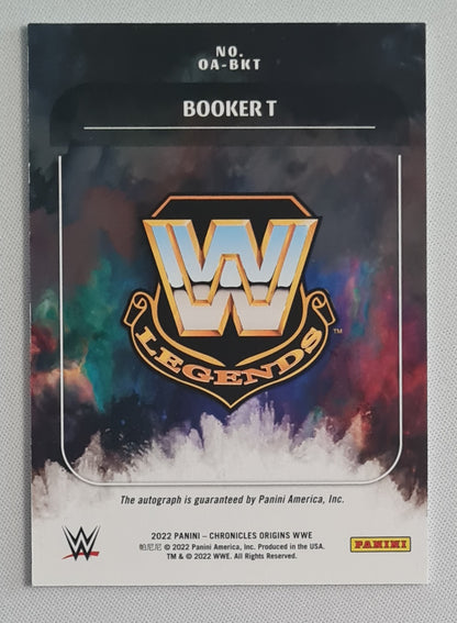 Booker T - 2022 Panini Chronicles Origins Auto #OA-BKT
