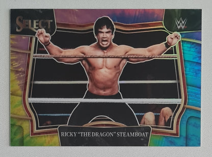 Ricky "The Dragon" Steamboat - 2023 Panini Select WWE Tie-Die Ringside /25 #292