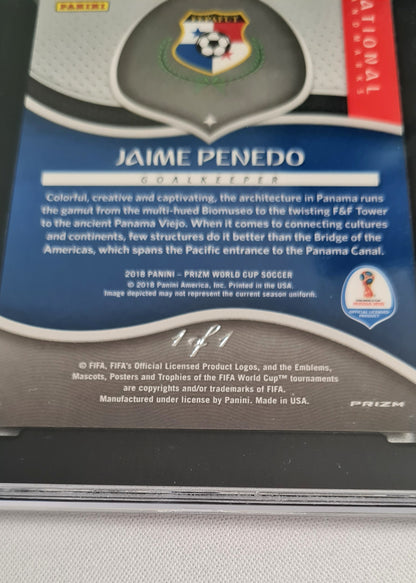 Jaime Penedo - 2018 Panini Prizm World Cup National Landmarks Scope Prizm 1 of 1! #NL-16 Panama