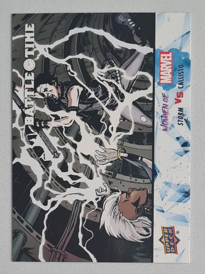 Storm vs Callisto - 2022 Upper Deck Women of Marvel Battle Time #BT-13
