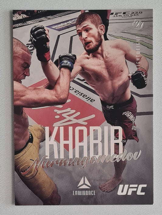 Khabib Nurmagomedov - 2021 Panini Chronicles Luminance UFC #54