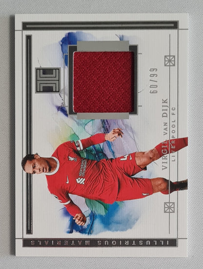 Virgil van Dijk - 2023/24 Panini Impeccable Premier League Soccer Illustrious Materials Patch #IL-VVS Liverpool FC