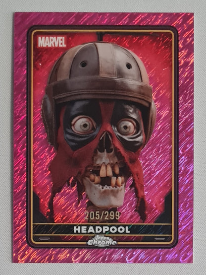 Headpool - 2025 Topps Chrome Deadpool Pink Shimmer /299 #24