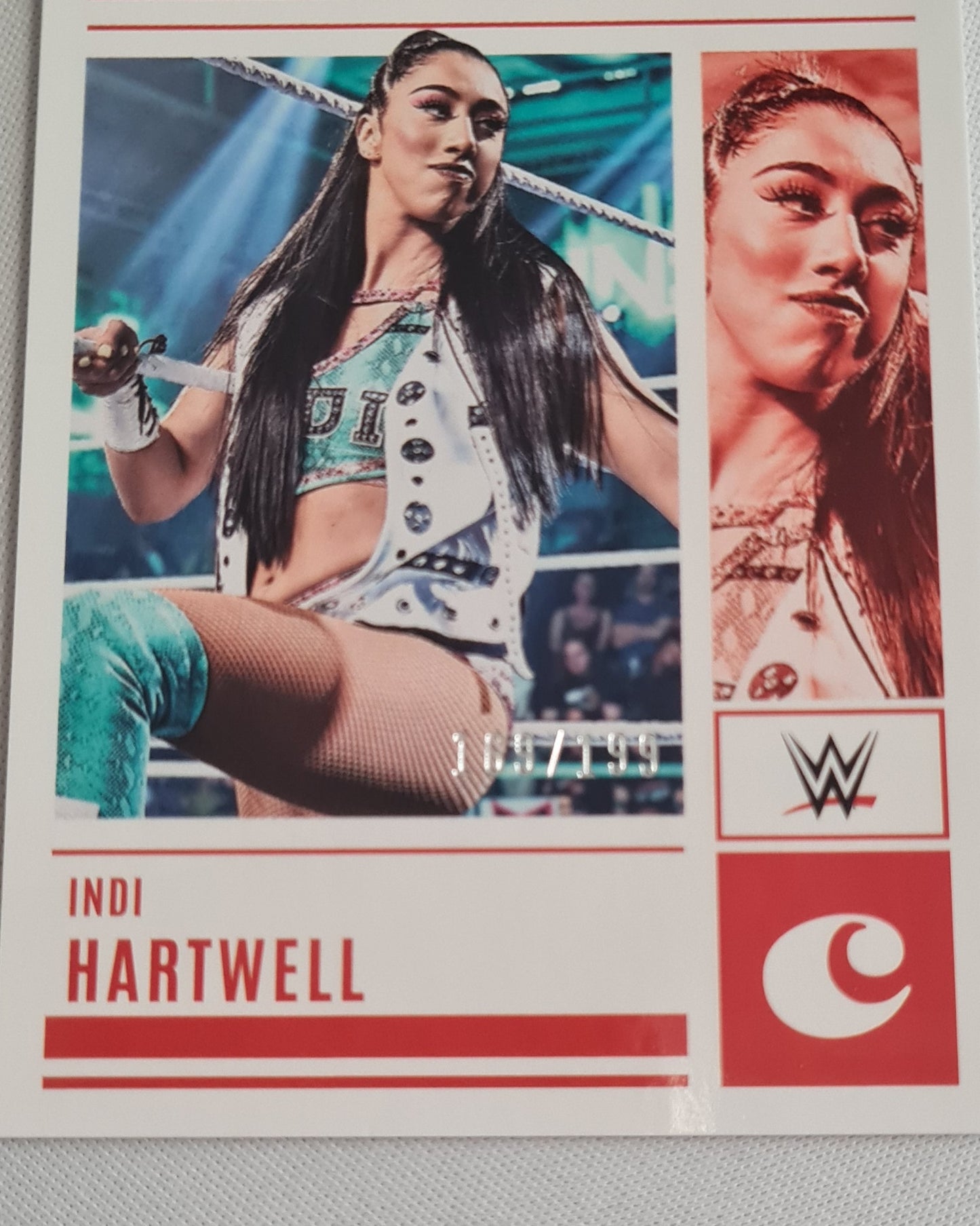 Indi Hartwell - 2023 Panini Chronicles WWE Red /199 #83