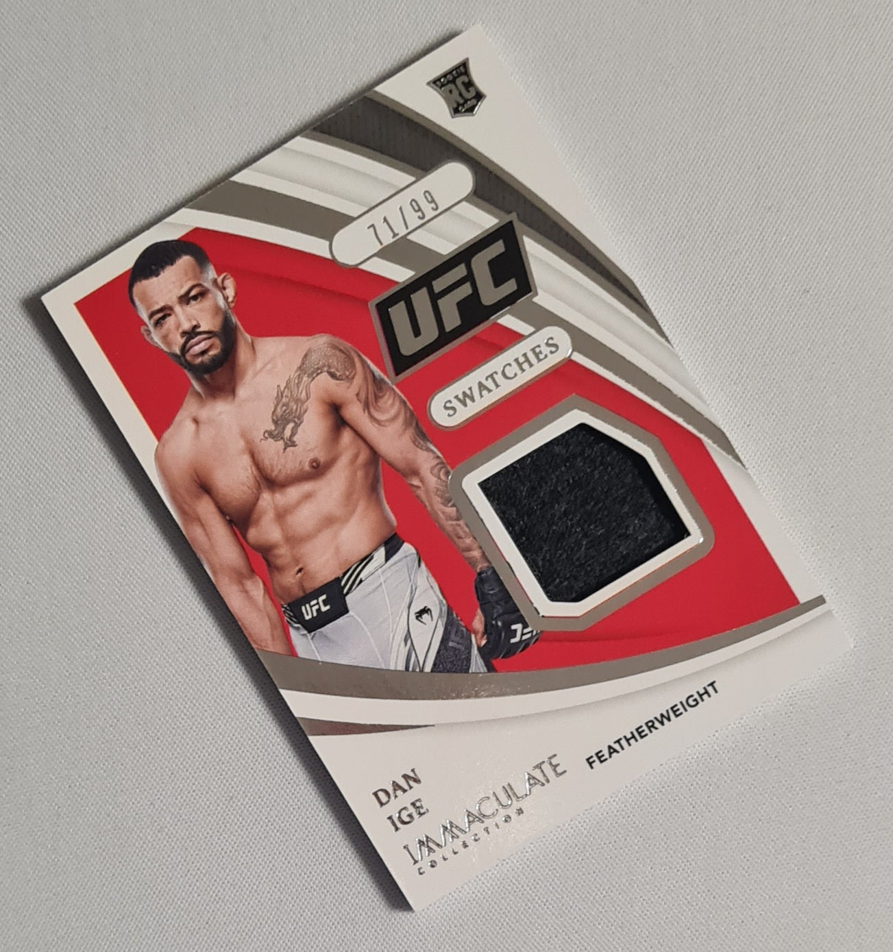 Dan Ige - 2021 Panini Immaculate Collection UFC Swatches /99 #S-DIG