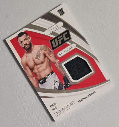 Dan Ige - 2021 Panini Immaculate Collection UFC Swatches /99 #S-DIG