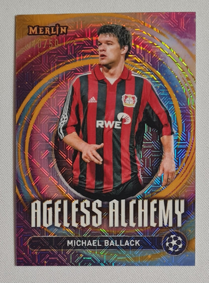 Michael Ballack - 2024/25 Topps Merlin UCC Ageless Alchemy Mojo /50 #AA-14 Bayer 04 Leverkusen