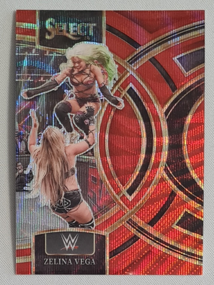 Zelina Vega - 2024 Panini Select WWE Premier Red Wave /99 #198