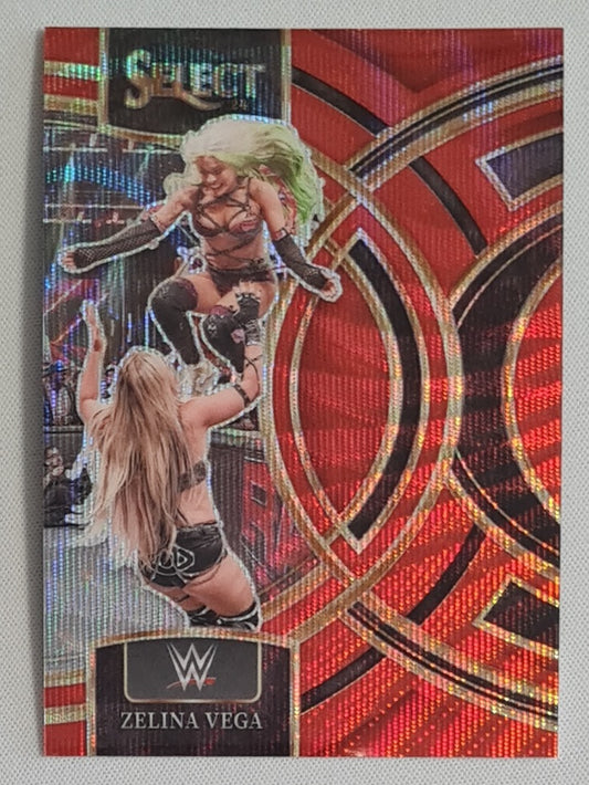 Zelina Vega - 2024 Panini Select WWE Premier Red Wave /99 #198