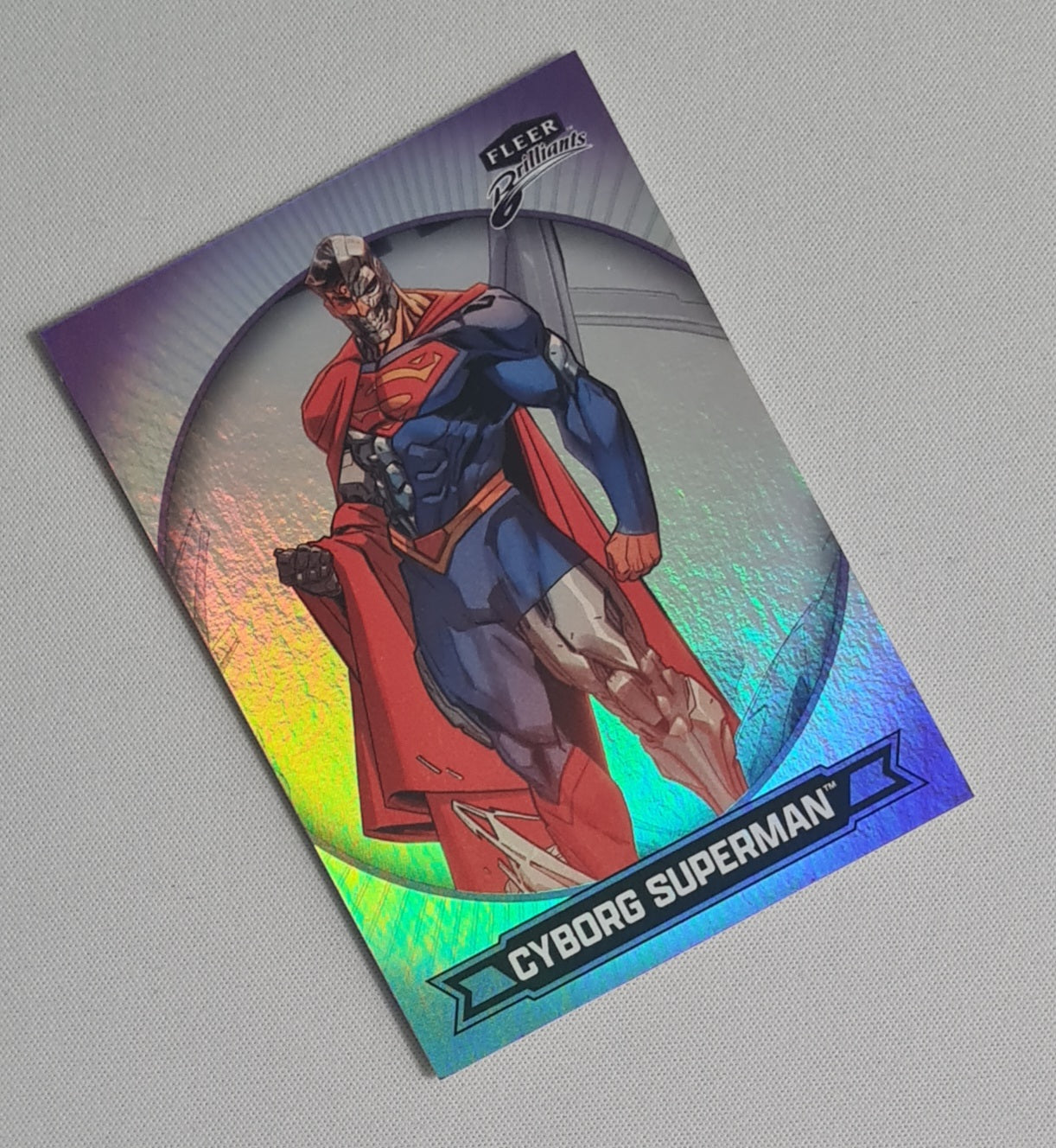 Cyborg Superman - 2025 Fleer Brilliants Superman Purple #69