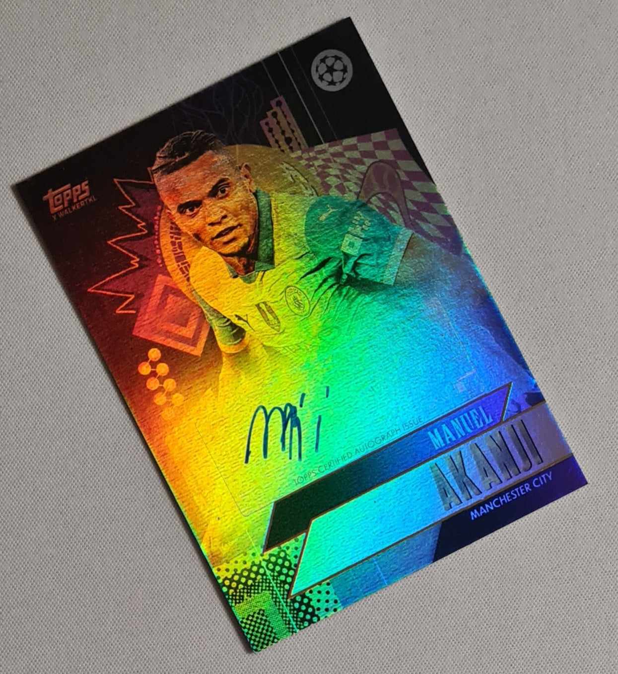 Manuel Akanji - 2024/25 Topps WalkerTKL Auto Manchester City