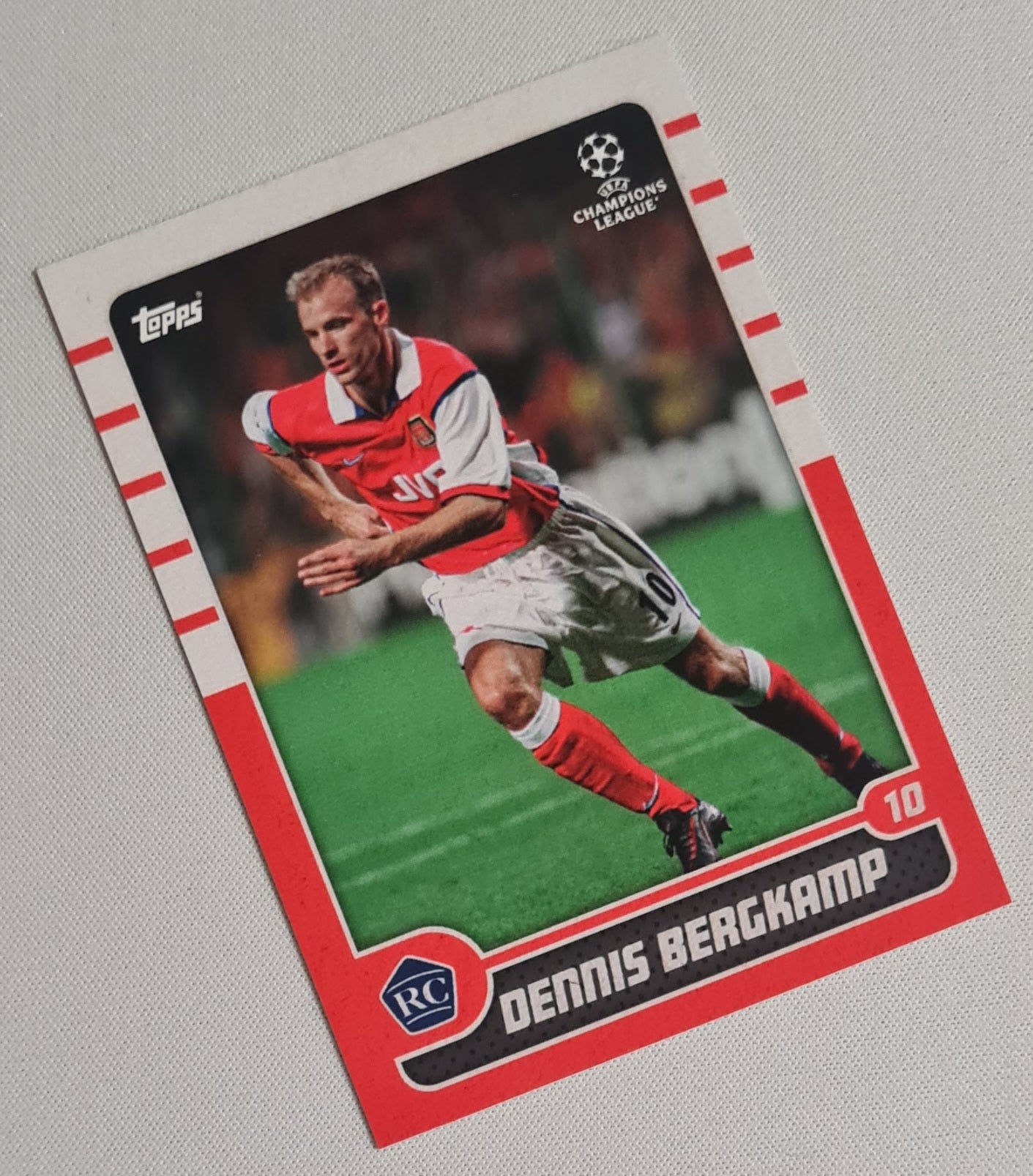 Dennis Bergkamp - 2024 Topps Lost Rookie Arsenal FC