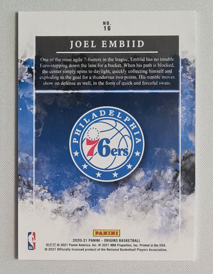 Joel Embiid - 2020/21 Panini Origins Basketball /99 #16 Philadelphia 76ers