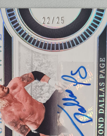 Diamond Dallas Page - 2024 Panini National Treasures WWE Treasures of WWE Auto /25 #TS-DDP