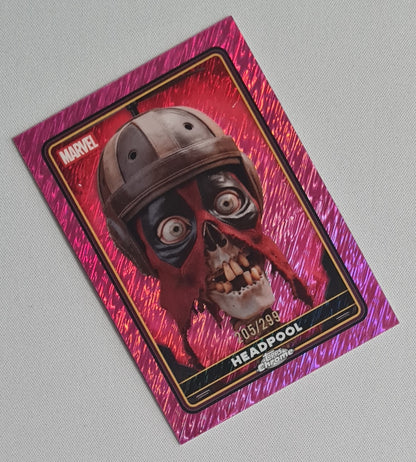 Headpool - 2025 Topps Chrome Deadpool Pink Shimmer /299 #24