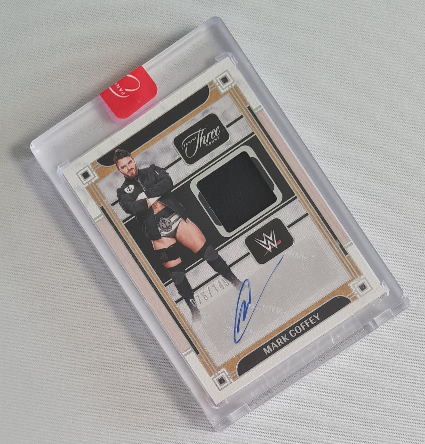 Mark Coffey - 2024 Panini Three Count WWE Auto Patch /149 #MA-MCF