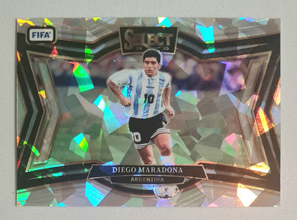 Diego Maradona - 2024/25 Panini Select FIFA Field Level Cracked Ice #248 Argentina