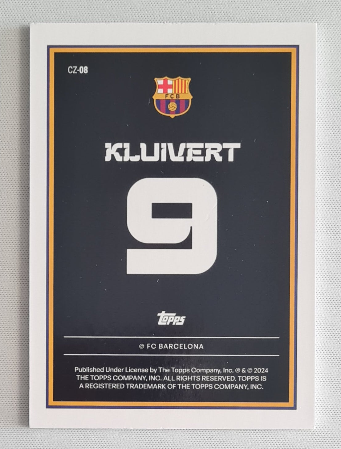 Patrick Kluivert - 2023/24 Topps Barcelona Year of the Dragon Zodiac Gold /50 #CZ-08