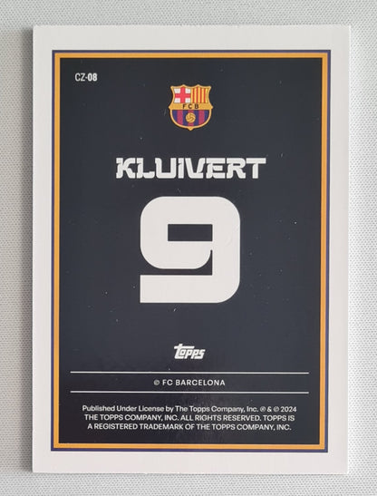 Patrick Kluivert - 2023/24 Topps Barcelona Year of the Dragon Zodiac Gold /50 #CZ-08