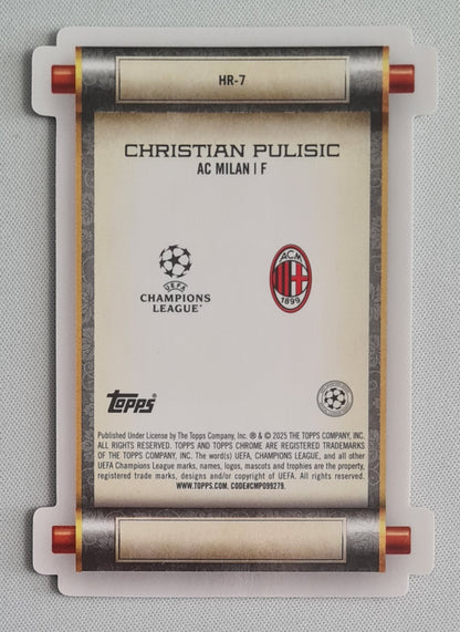 Christian Pulisic - 2024/25 Topps Chrome UCC Japan Hero SSP #HR-7 AC Milan