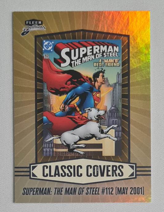 Superman - 2025 Fleer Brilliants Superman Classic Covers The Man Of Steel 112 #CC-10