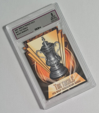 The Treble - 2000 Merlin Premier Gold Magic Moments #C9 BGN 8 Manchester United